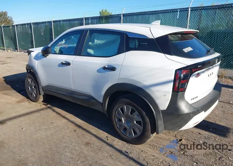 2025 Nissan Kicks S Fwd из США, поврежденный, VIN 3N8AP6BA1SL334928